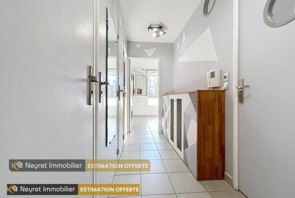 Appartement T3 lumineux de 55,84 m² à Saint-Fons avec parking et terrasse 