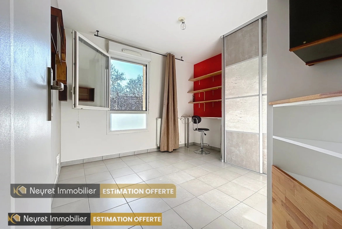 Appartement T3 lumineux de 55,84 m² à Saint-Fons avec parking et terrasse 