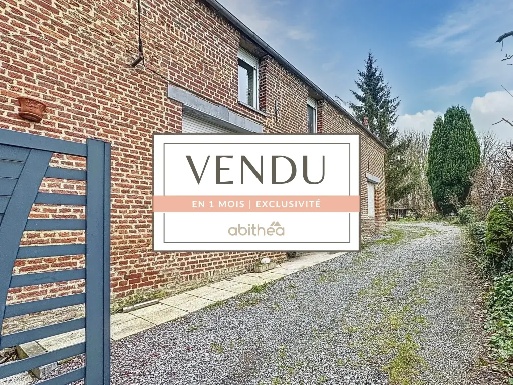 Maison individuelle 158 m² à Gommegnies avec jardin sans vis-à-vis