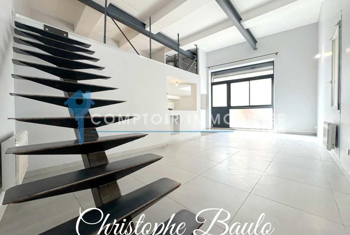 Bel appartement loft T2 de 56m² à Saint Jean de Védas, idéalement situé 