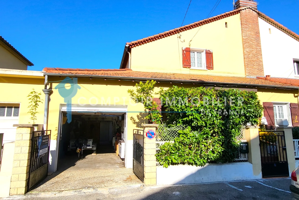 Maison de ville 4 pièces à Valence avec jardin et garage - Opportunité à saisir 