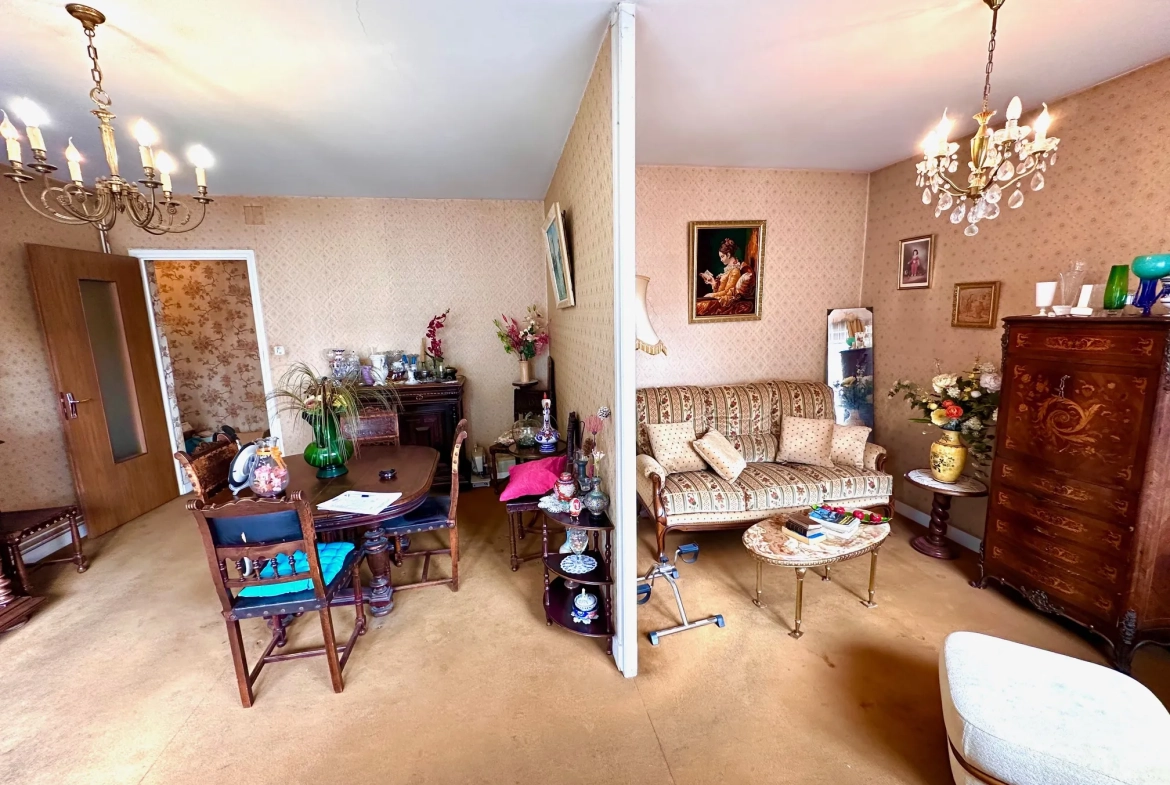 Appartement T3 avec garage et cave à Lourdes près des Halles 