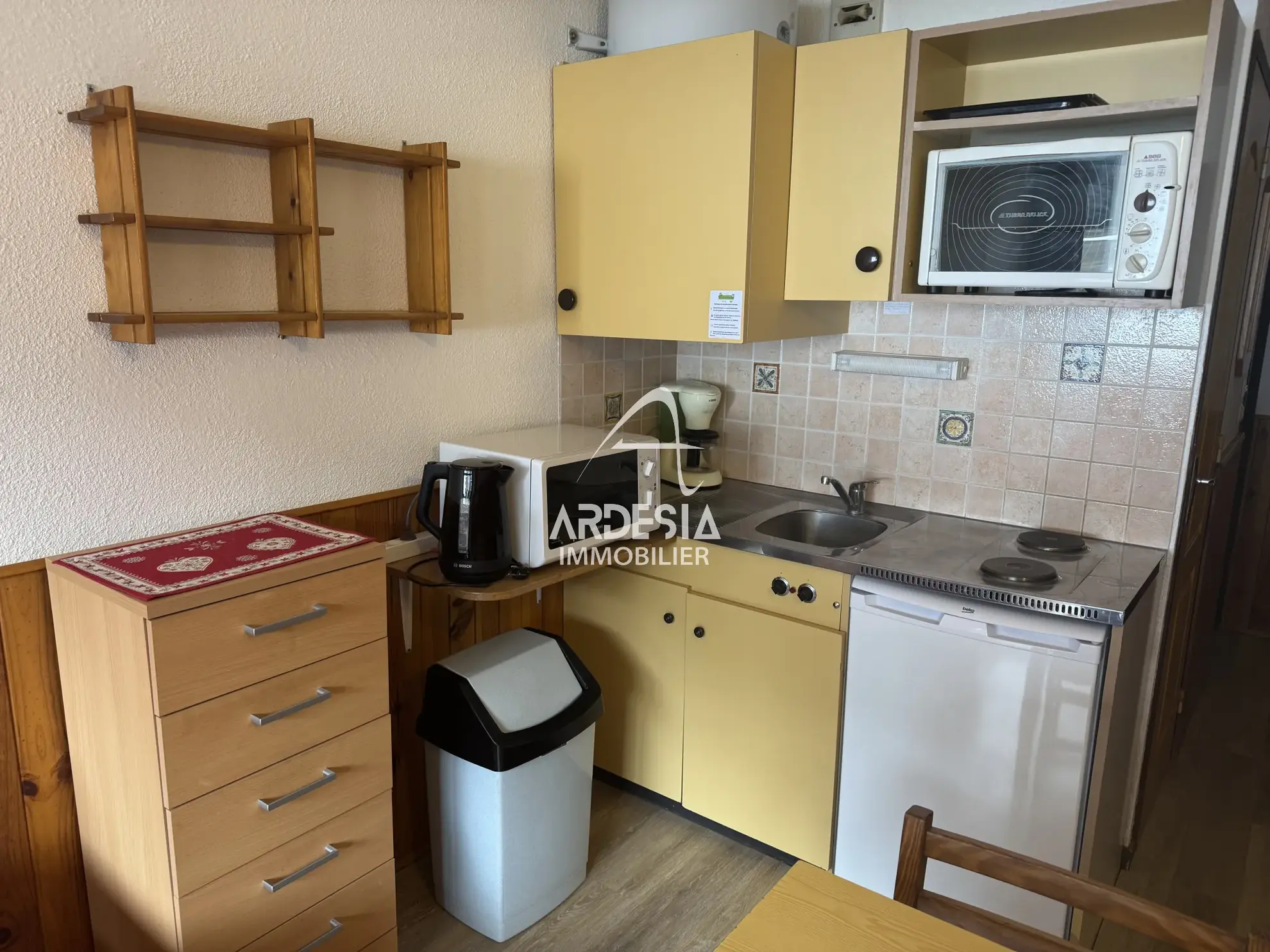 Charmant appartement de 22 m² avec vue panoramique sur les pistes à La Norma 