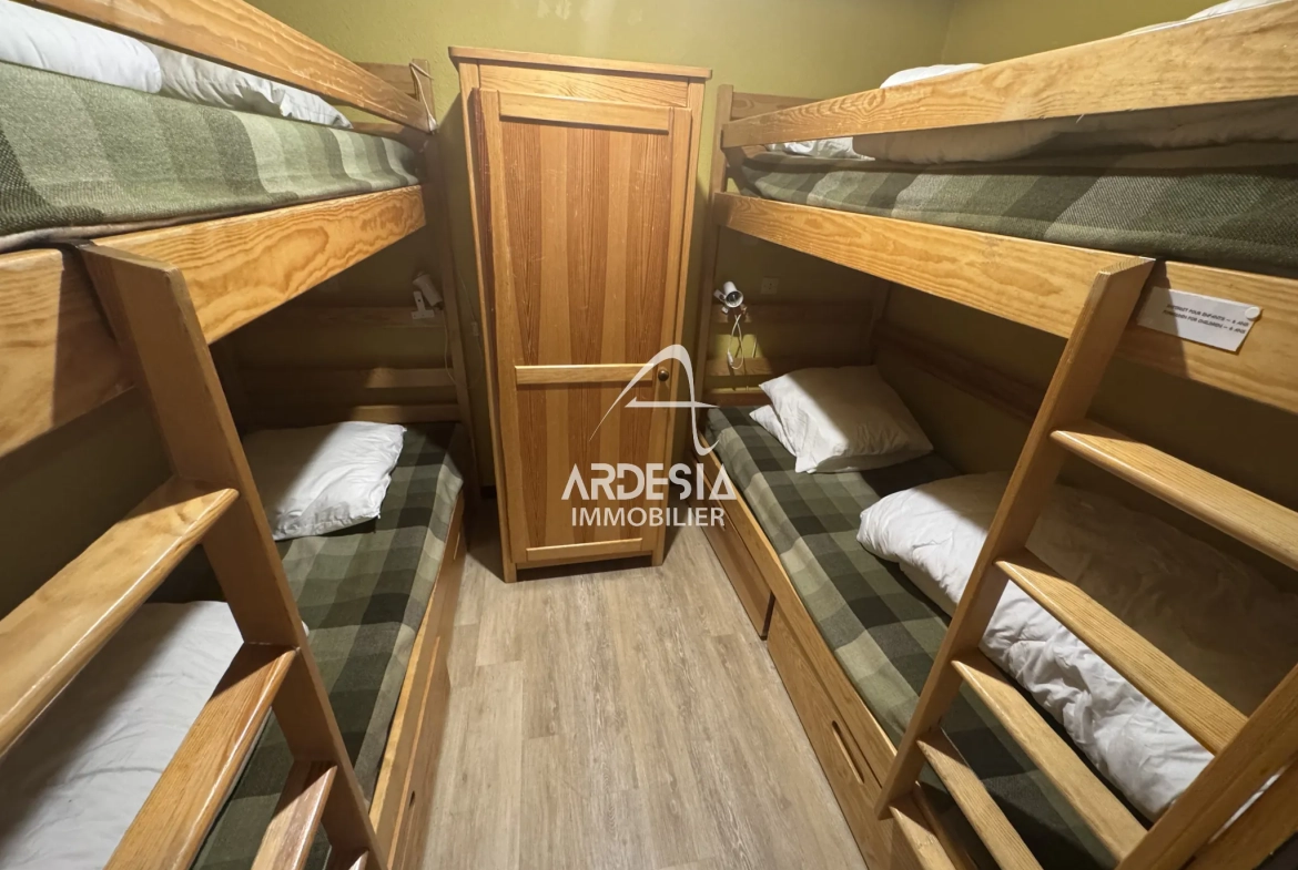 Charmant appartement de 22 m² avec vue panoramique sur les pistes à La Norma 