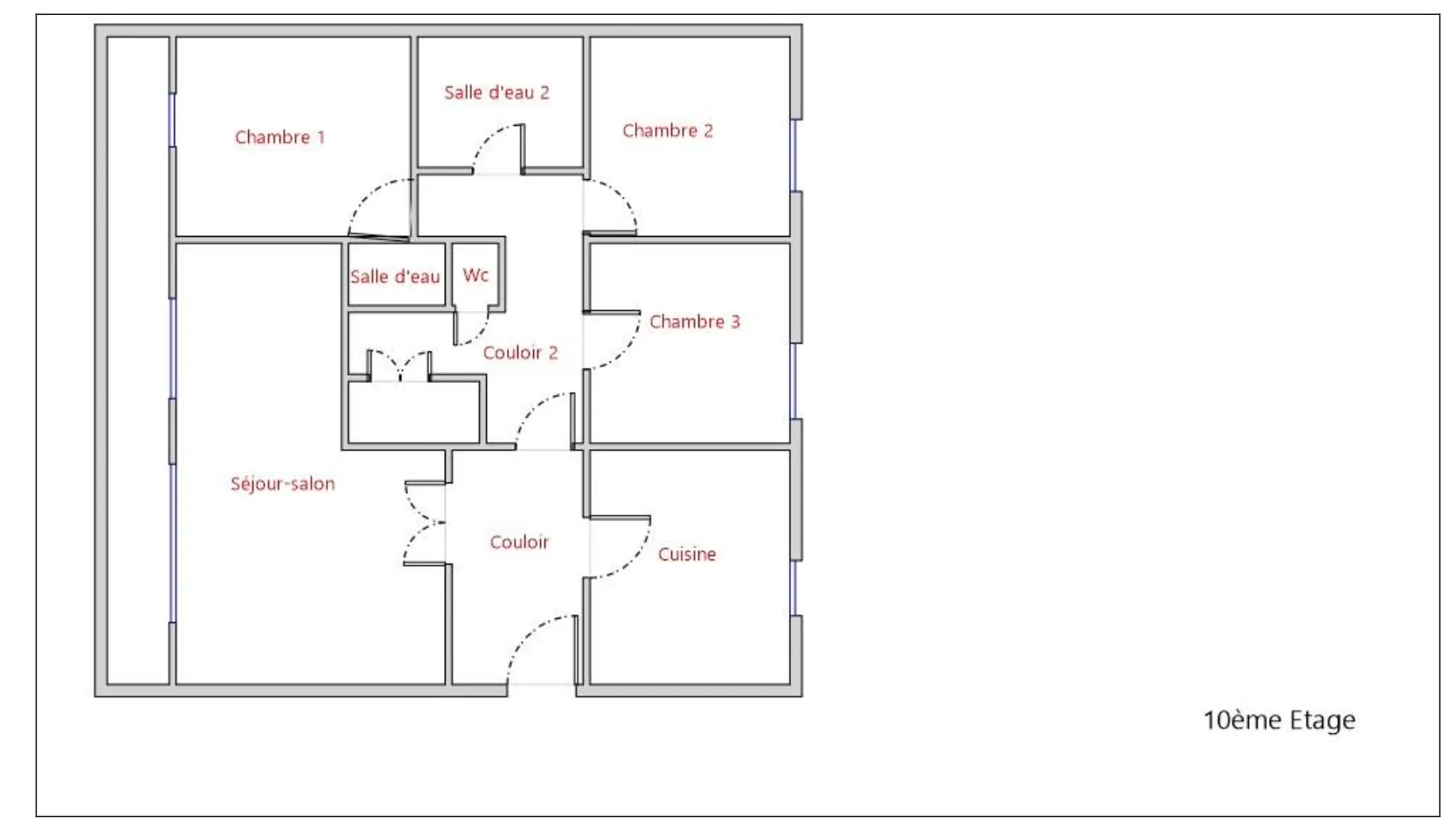 Appartement 4 pièces de 97m² à Sassenage avec balcon et cave 