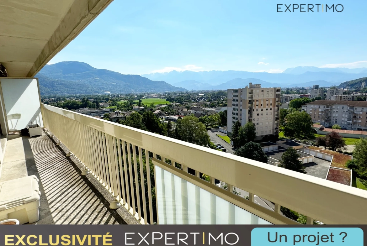 Appartement 4 pièces de 97m² à Sassenage avec balcon et cave 