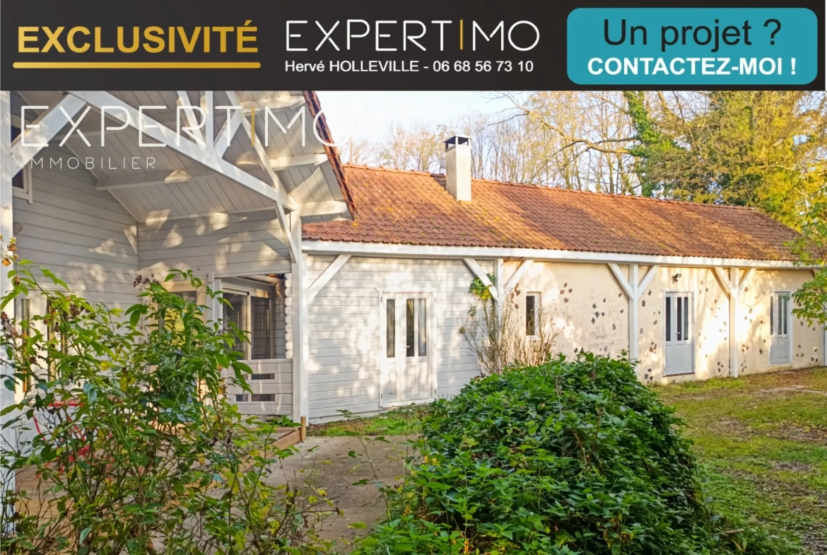 Maison atypique à Ponthoile dans la Somme avec jardin et charme 