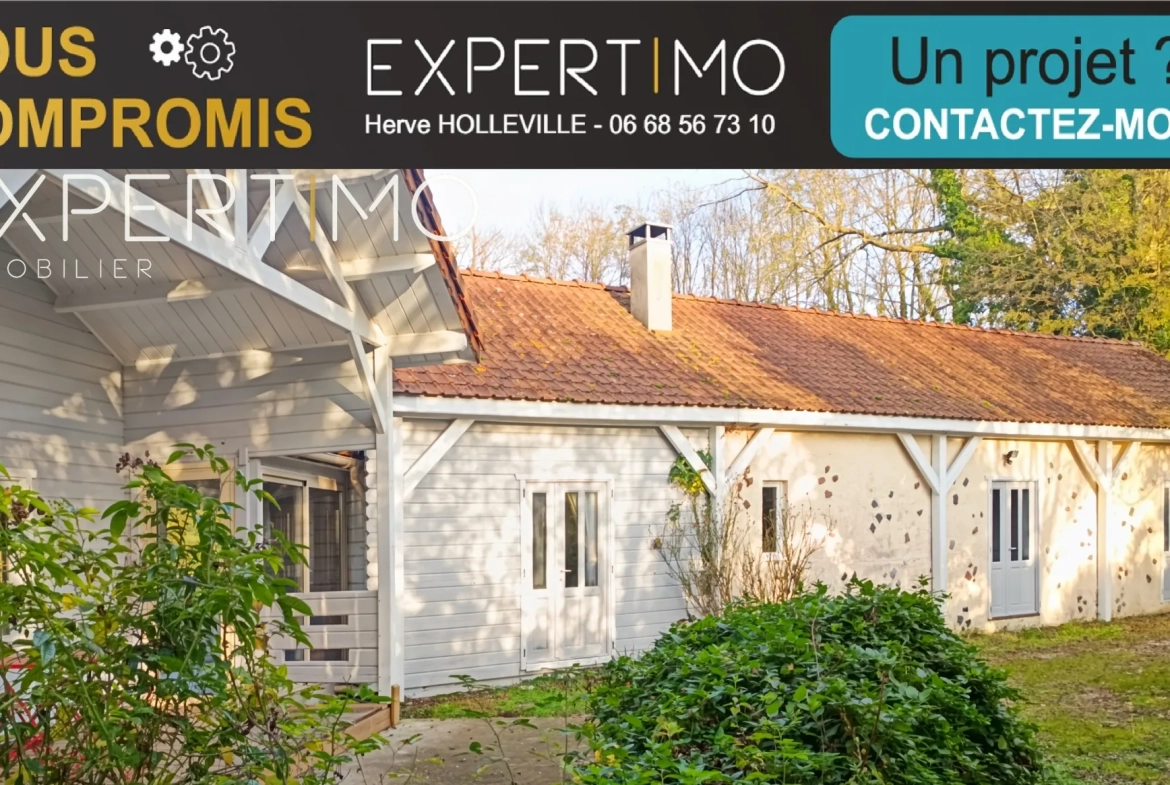 Maison atypique à Ponthoile dans la Somme avec jardin et charme 