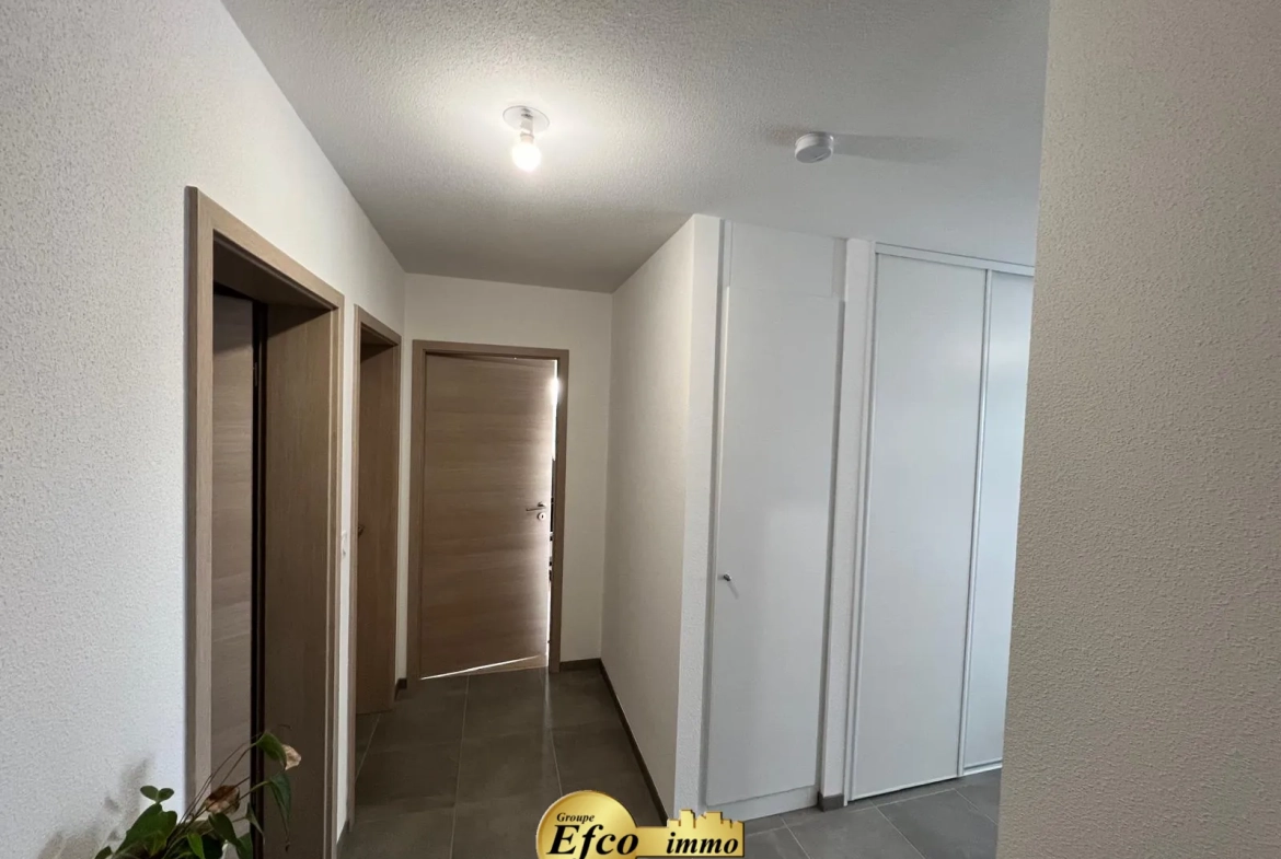 Appartement T3 neuf à St Louis avec terrasse et garage privé 