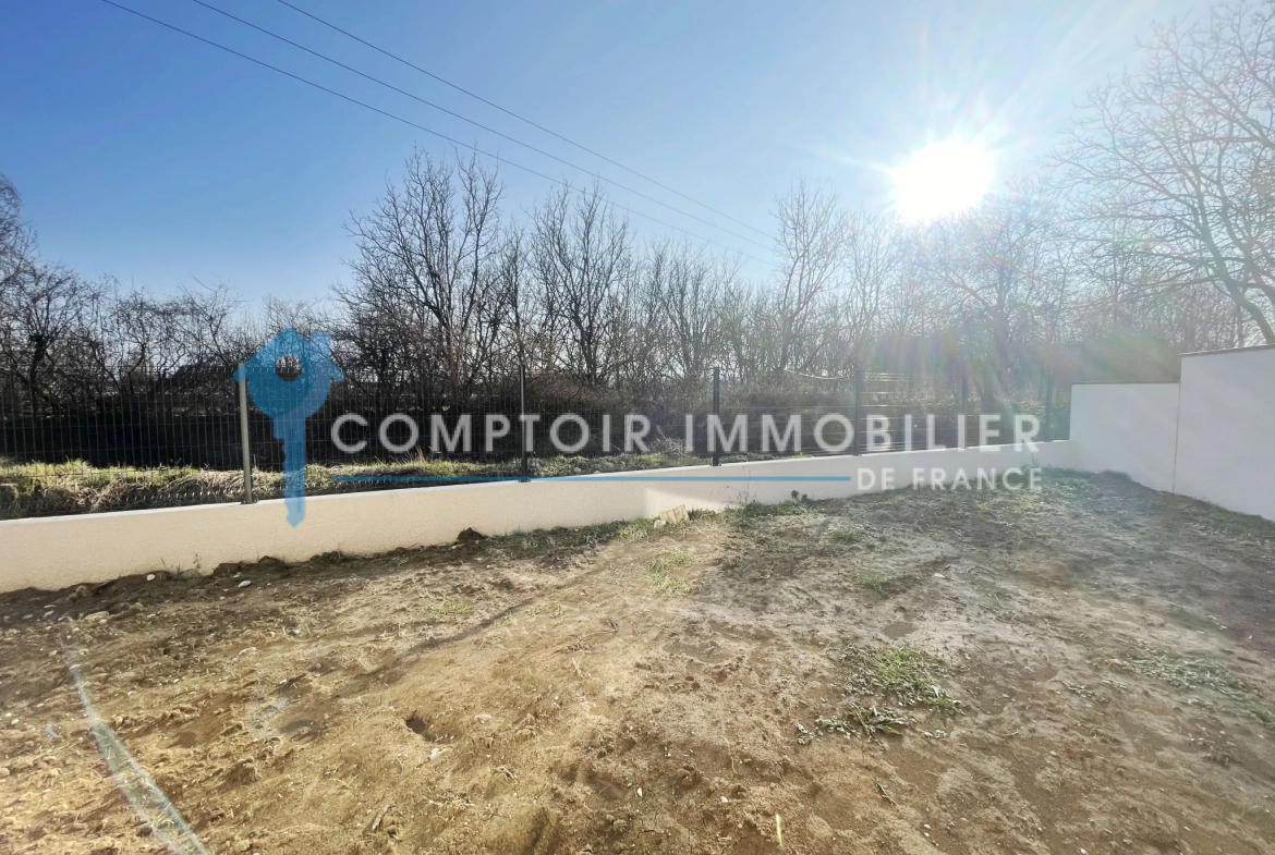 Maison neuve de 83 m² avec jardin à Chatte, proche Saint-Marcellin 