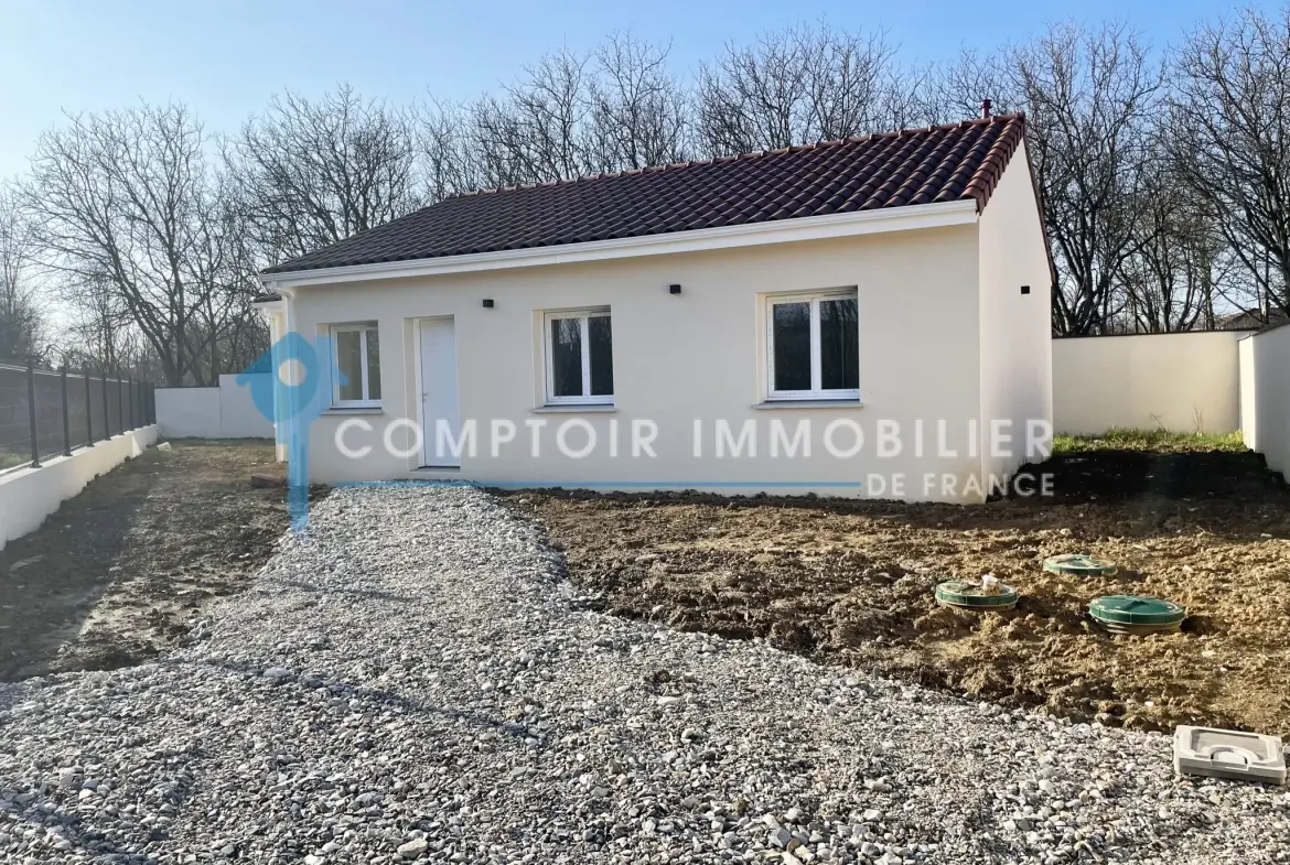 Maison neuve de 83 m² avec jardin à Chatte, proche Saint-Marcellin 