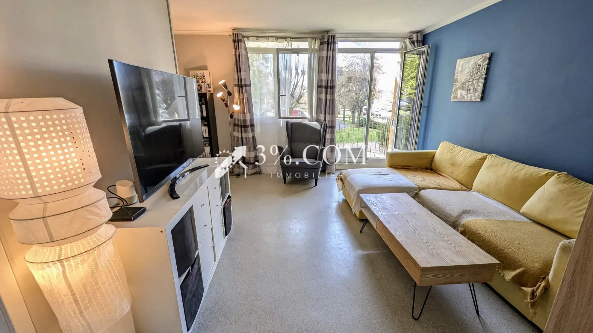 Appartement 4 pièces lumineux avec balcon, cave et parking à Poissy – Quartier Sablons 