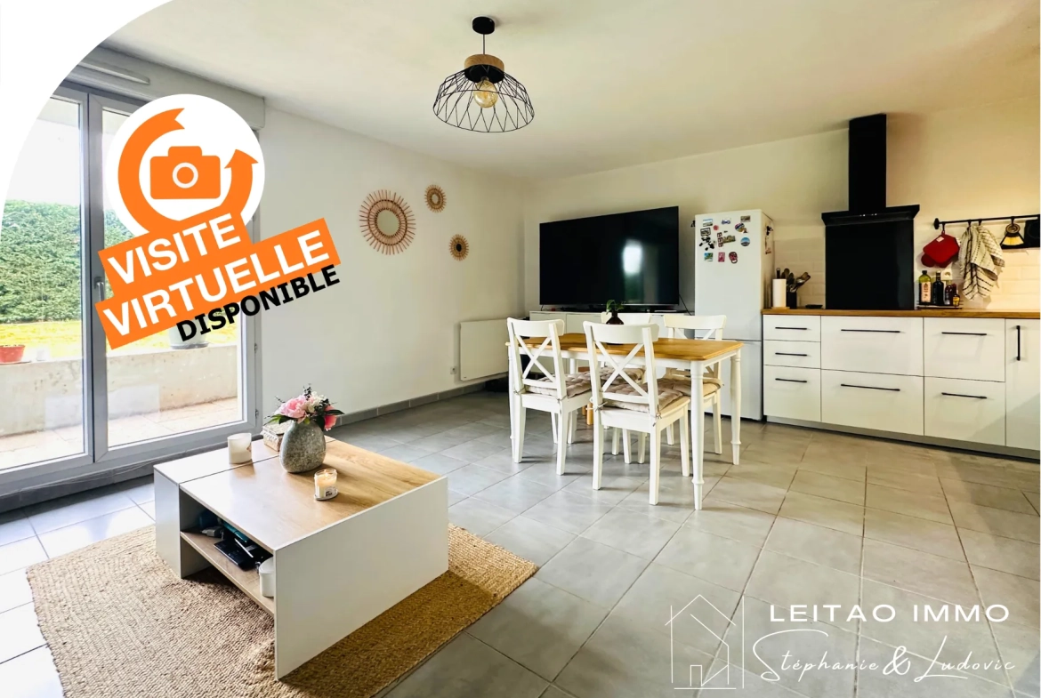Appartement lumineux avec terrasse à Toulouse - 1 chambre, parking privé 