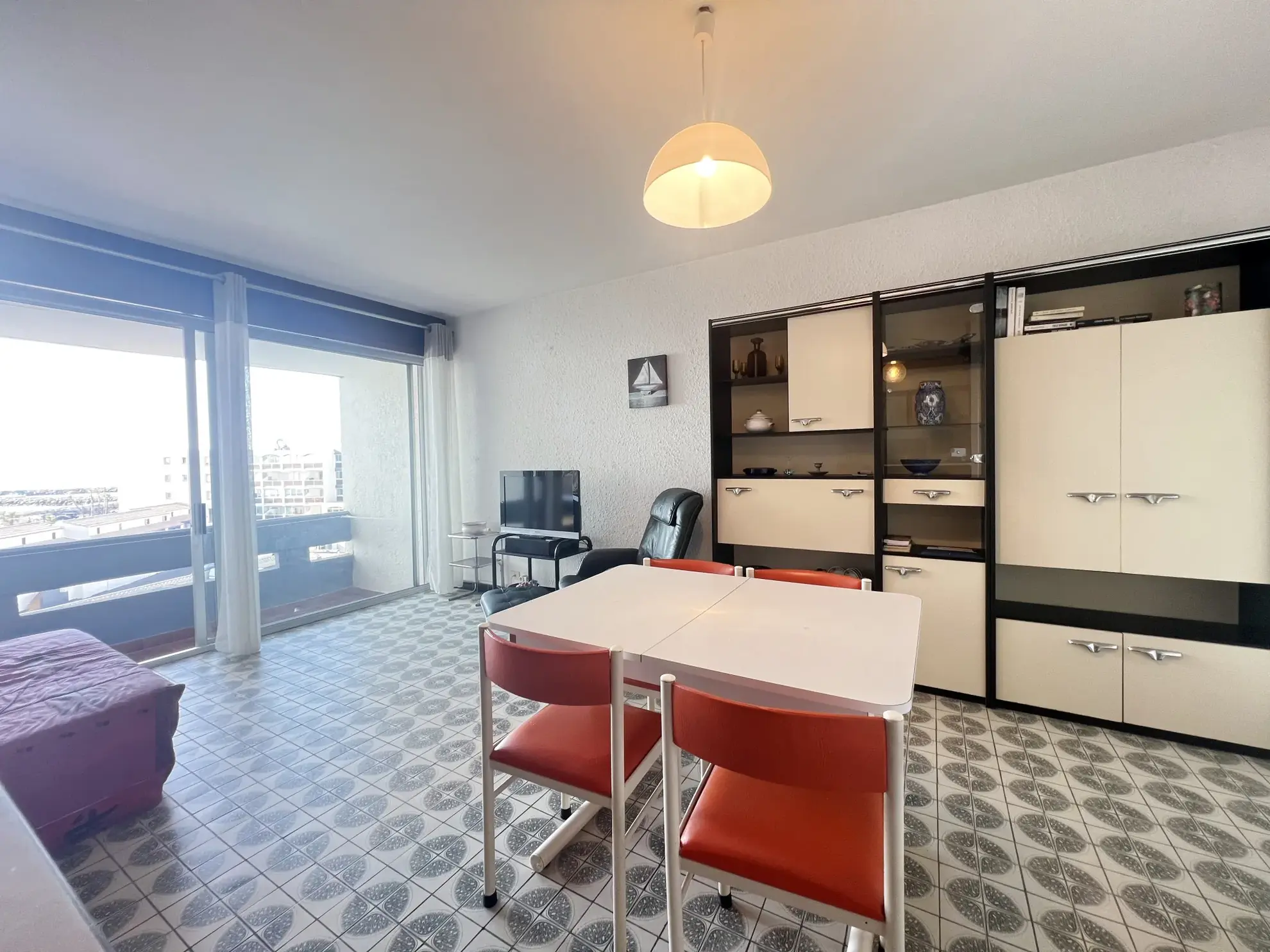 Appartement T2 face à la mer à Le Barcares avec parking et terrasse 