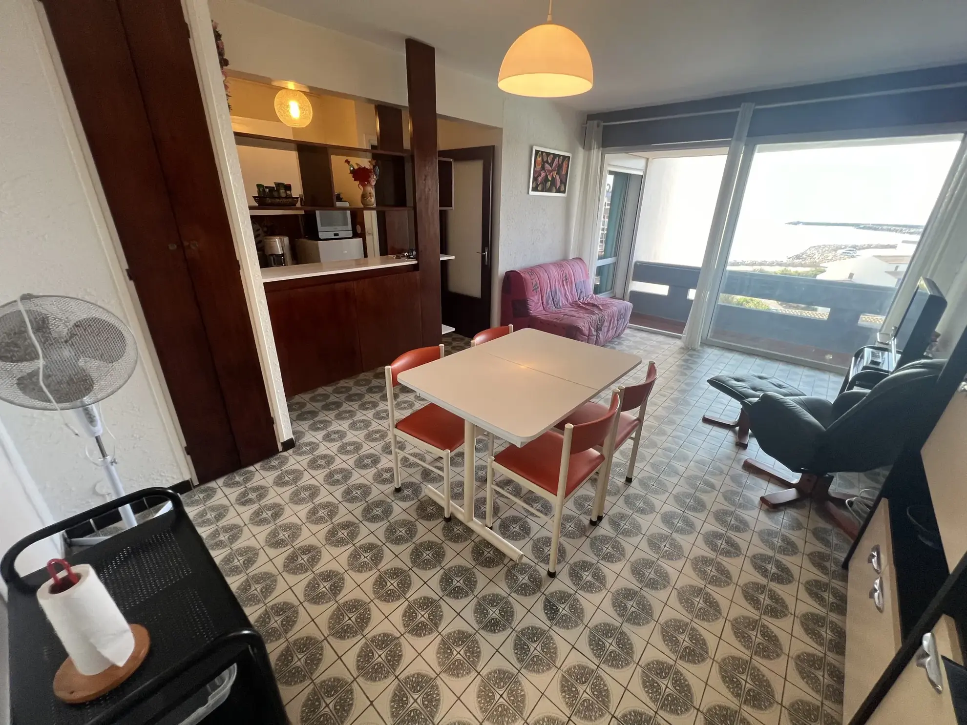 Appartement T2 face à la mer à Le Barcares avec parking et terrasse 