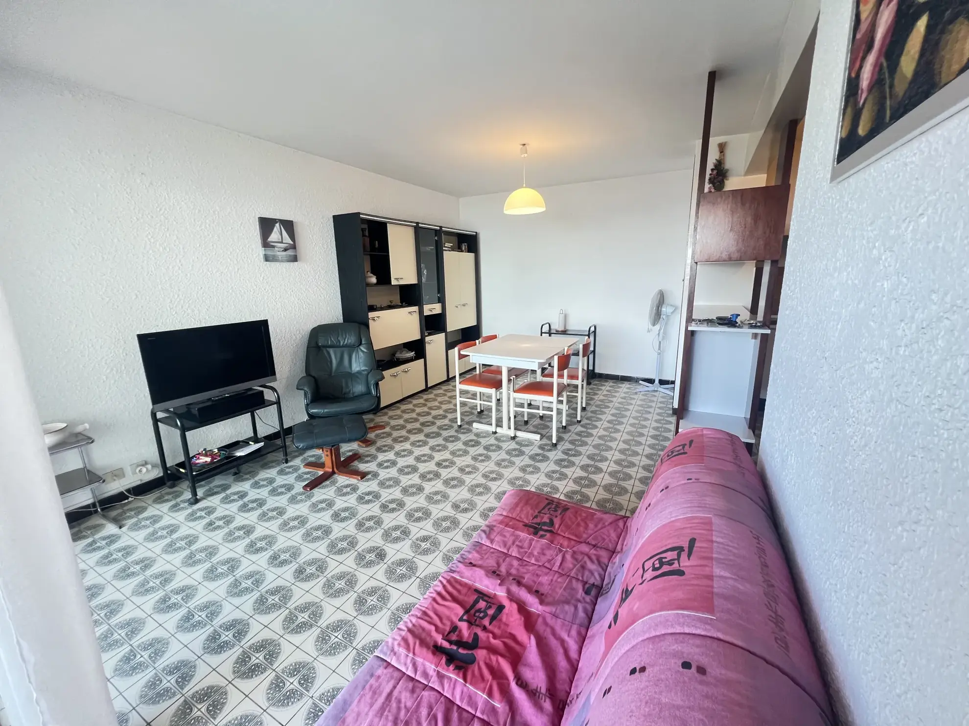 Appartement T2 face à la mer à Le Barcares avec parking et terrasse 