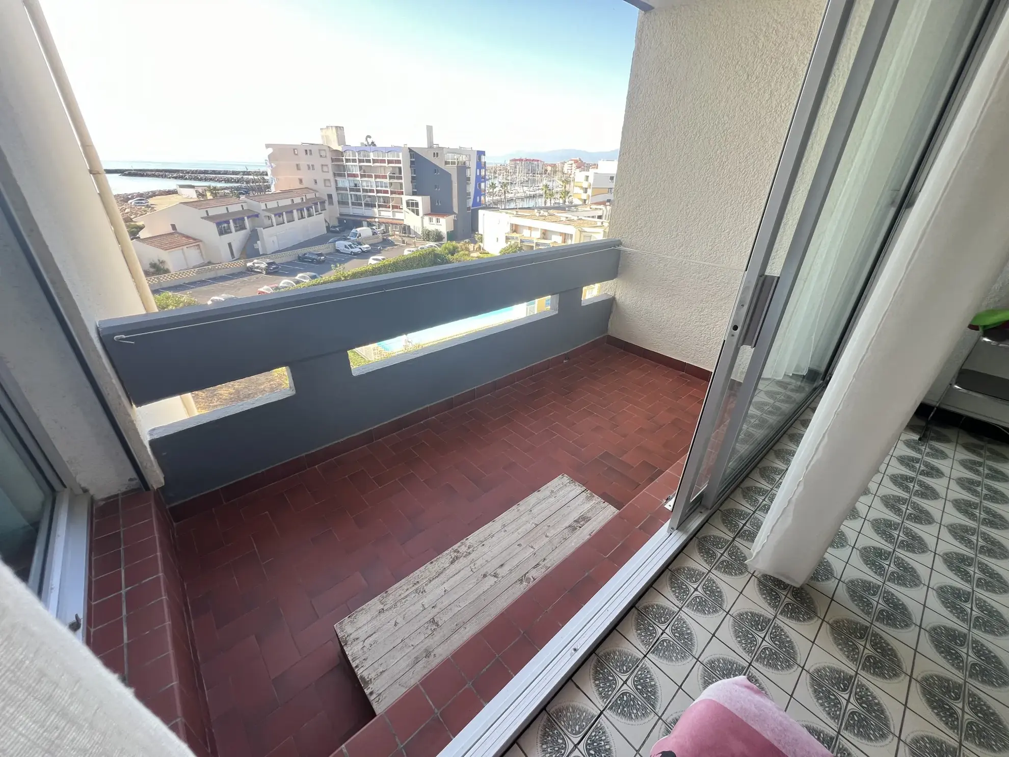 Appartement T2 face à la mer à Le Barcares avec parking et terrasse 
