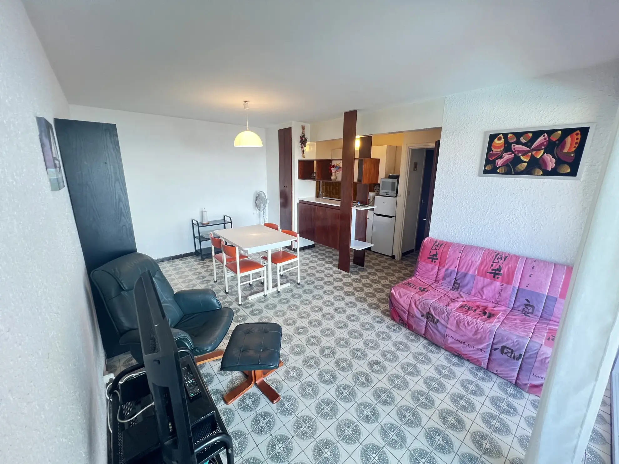 Appartement T2 face à la mer à Le Barcares avec parking et terrasse 