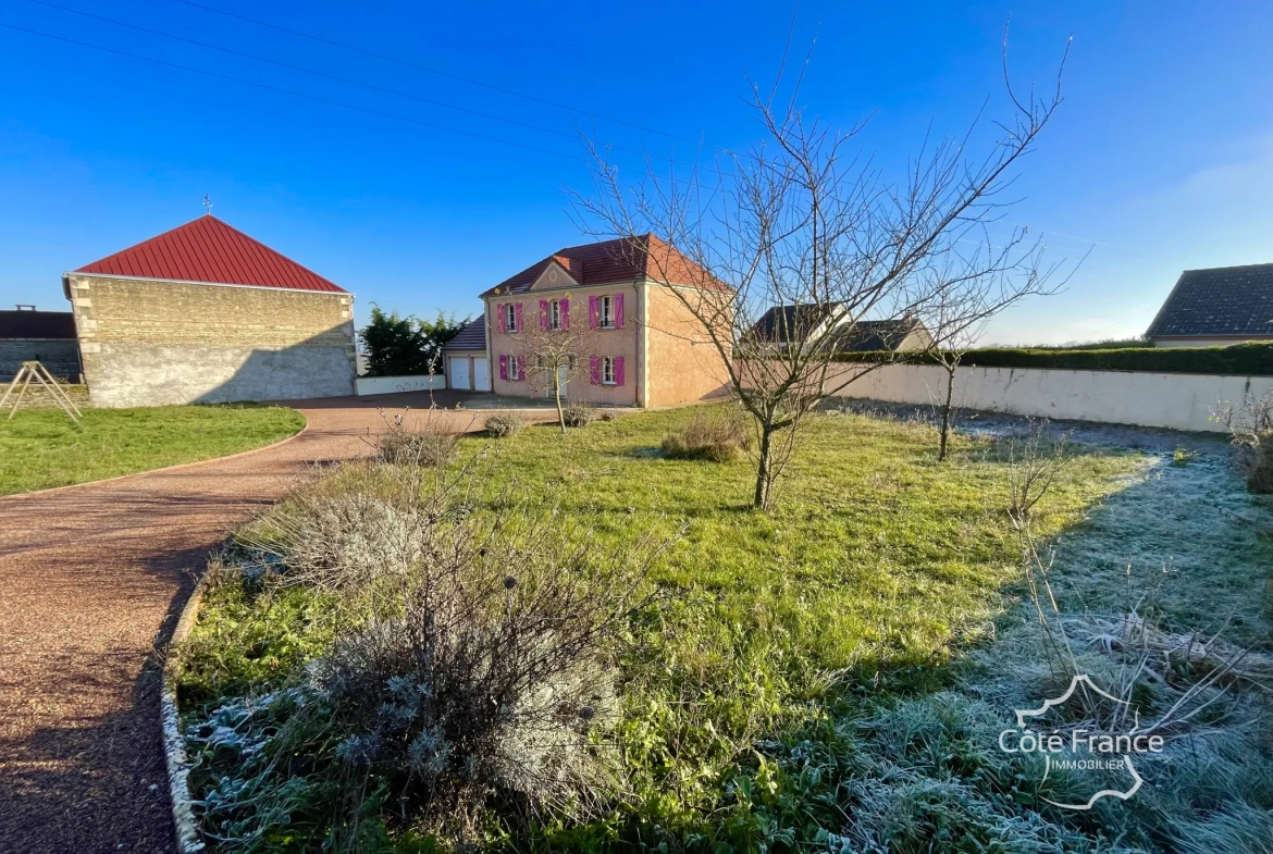 Charmante maison 4 chambres avec jardin sur terrain de 1510m² près d'Avallon 