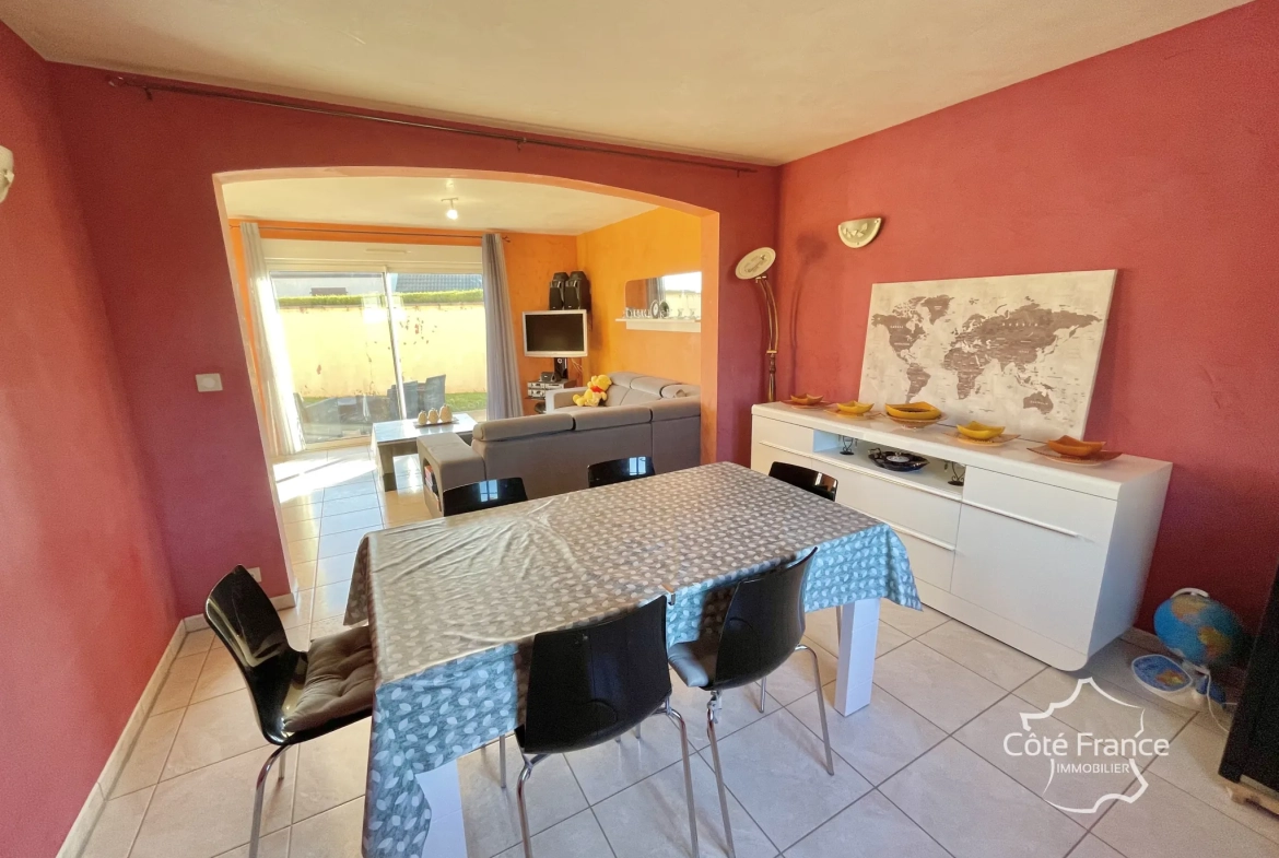 Charmante maison 4 chambres avec jardin sur terrain de 1510m² près d'Avallon 