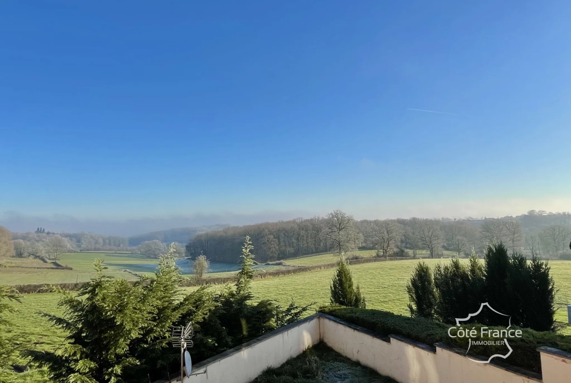 Charmante maison 4 chambres avec jardin sur terrain de 1510m² près d'Avallon 