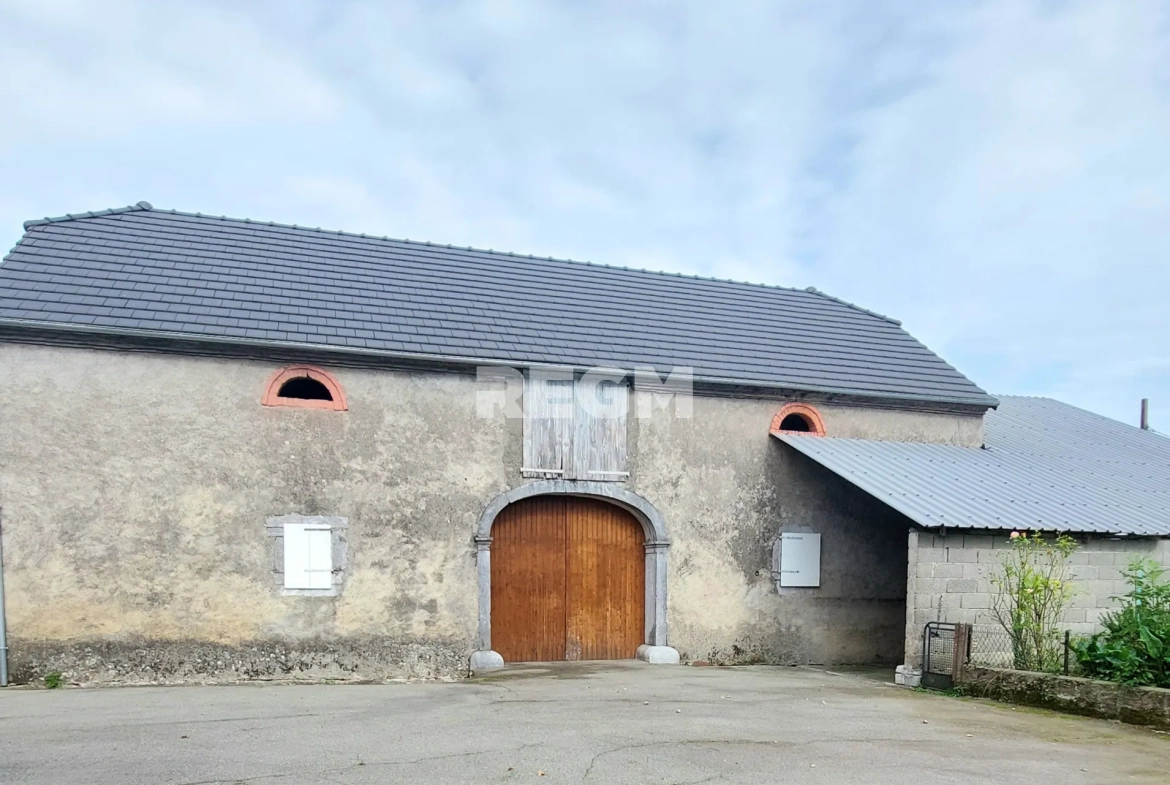 Corps de ferme à vendre à Lestelle Betharram, belle propriété avec dépendances et vue montagne 