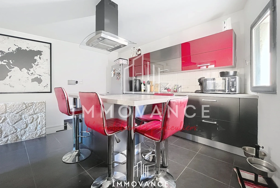 Maison de village rénovée de 50 m² avec garage à Fabregues 