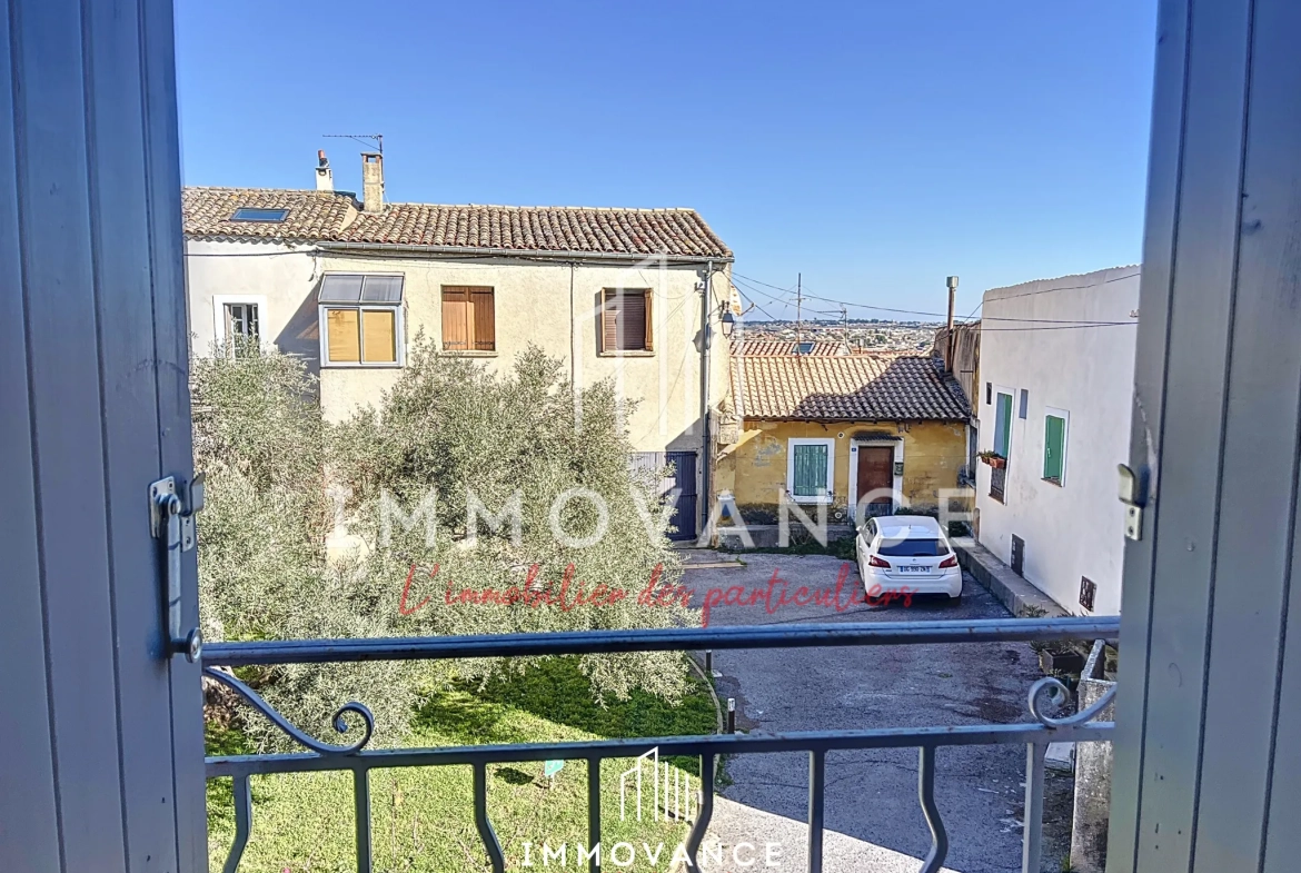 Maison de village rénovée de 50 m² avec garage à Fabregues 