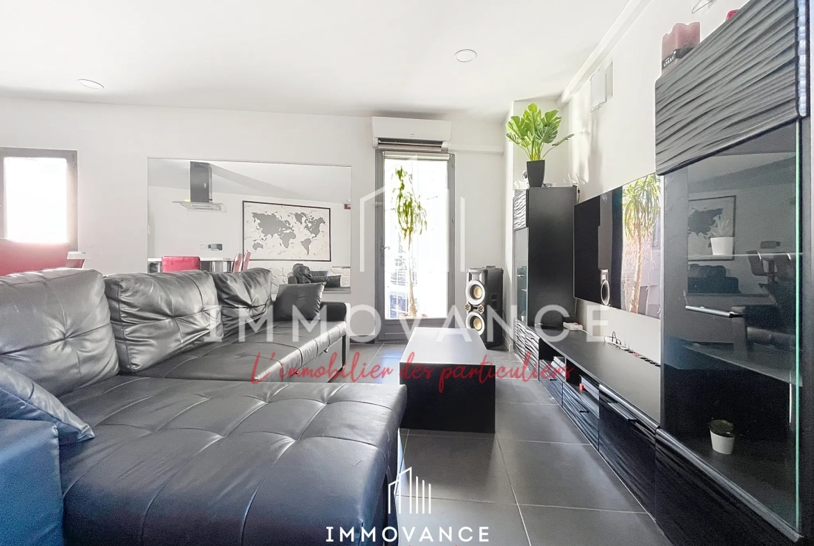 Maison de village rénovée de 50 m² avec garage à Fabregues 