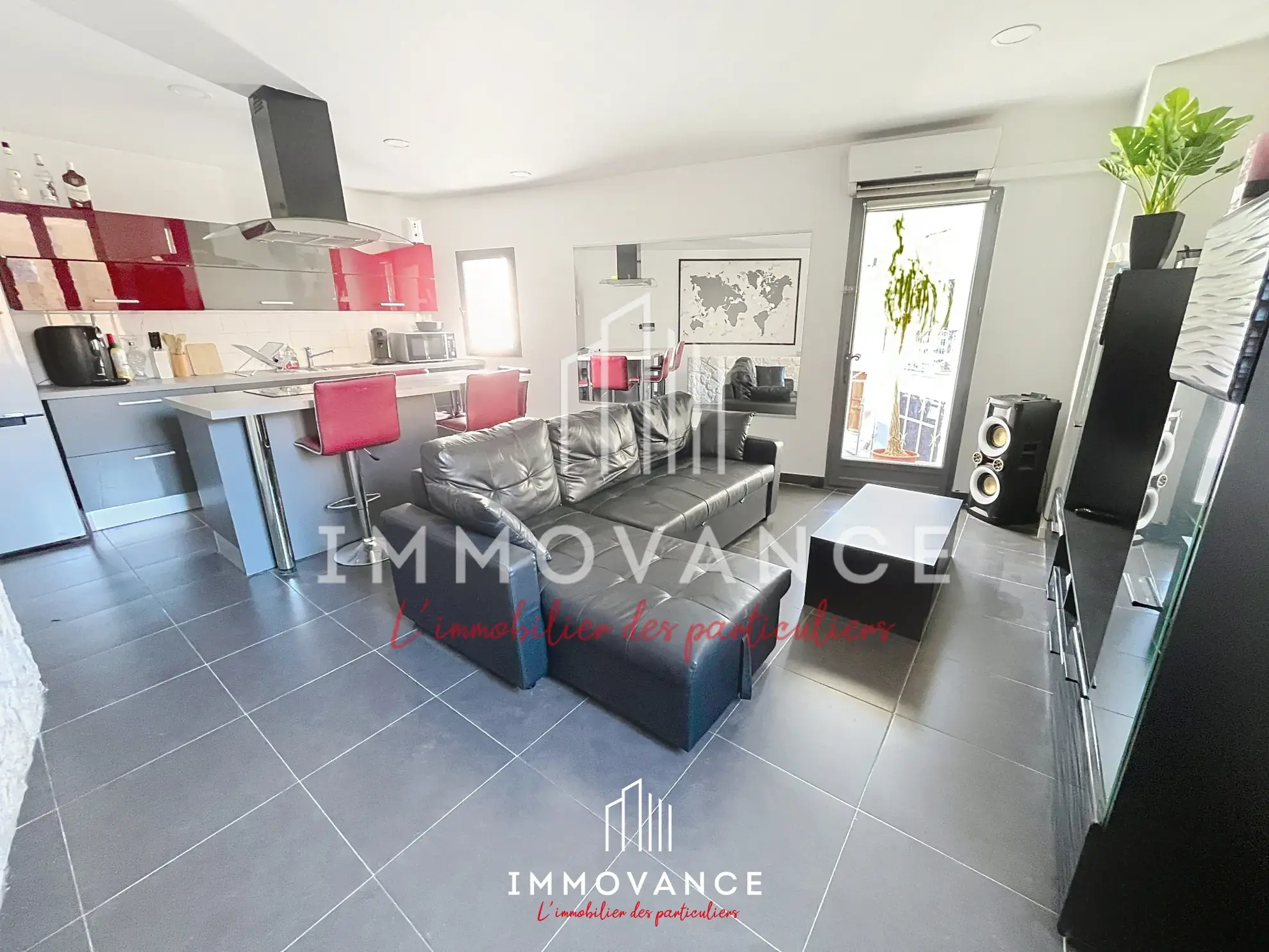 Maison de village rénovée de 50 m² avec garage à Fabregues 
