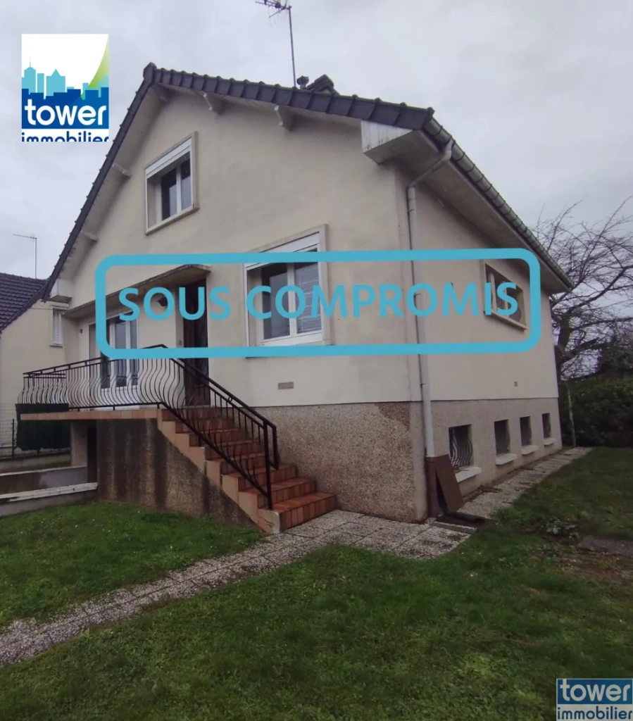 Charmante maison à Noyon (60400) avec grand terrain et potentiel d’évolutions