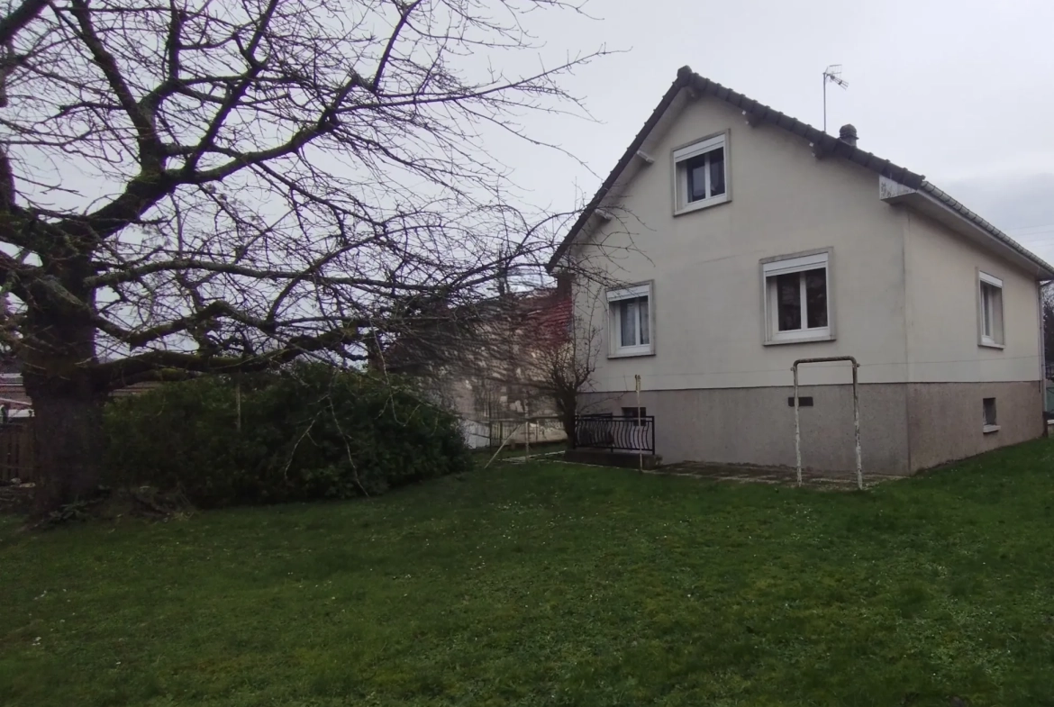 Charmante maison à Noyon (60400) avec grand terrain et potentiel d’évolutions 
