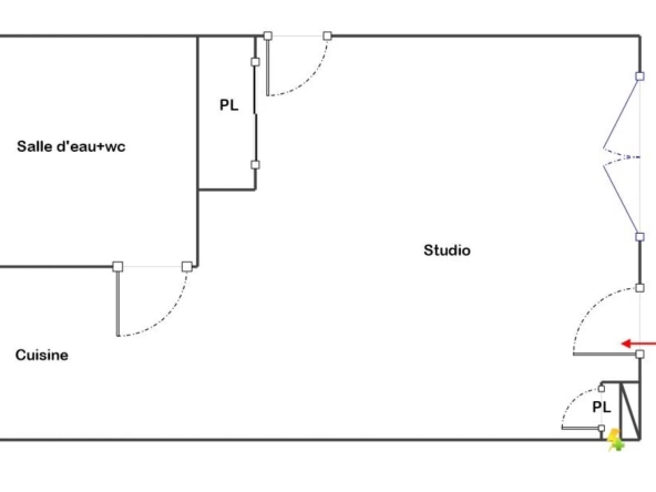 Appartement T1 avec terrasse et piscine à Aix-en-Provence - Investissement rentable 
