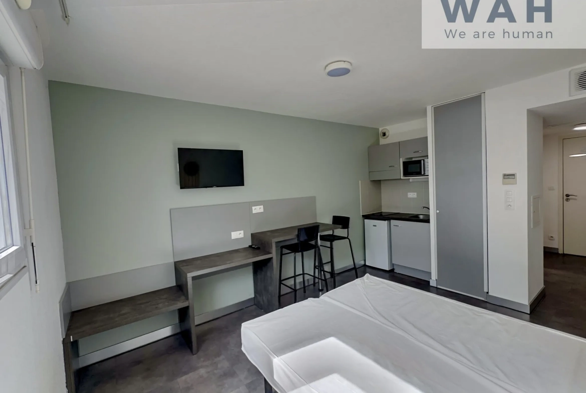 Studio de 21 m² à Saint-Jean-de-Védas, investissement locatif clé en main 