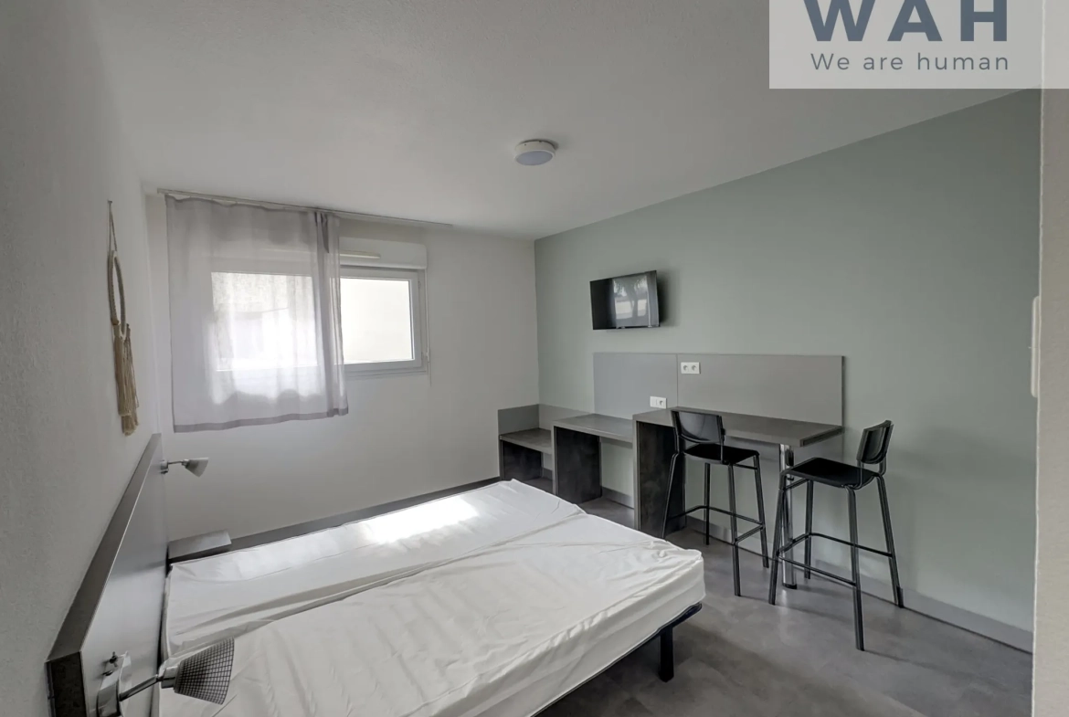 Studio de 21 m² à Saint-Jean-de-Védas, investissement locatif clé en main 
