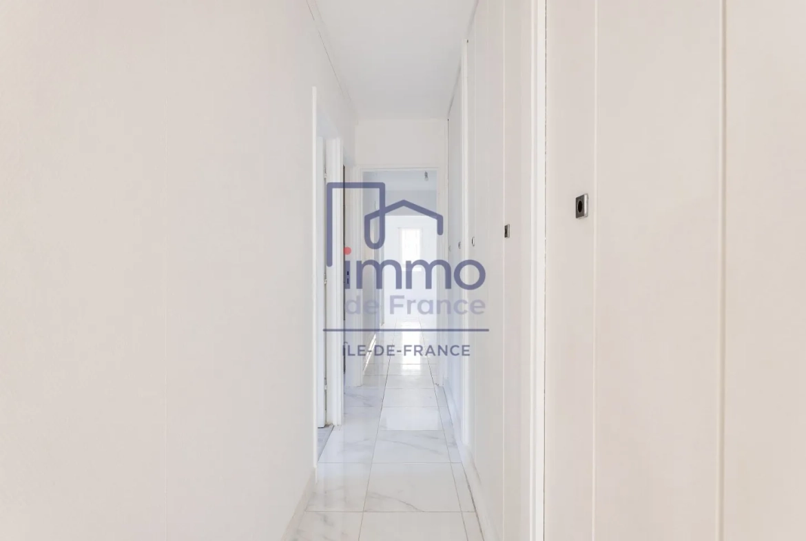 Appartement rénové de 64,5 m² à Sarcelles, proche écoles et transports 