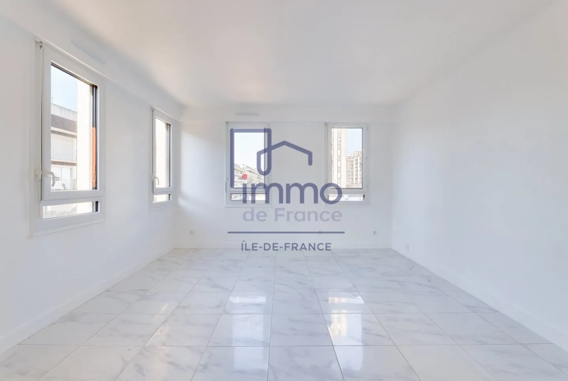Appartement rénové de 64,5 m² à Sarcelles, proche écoles et transports 