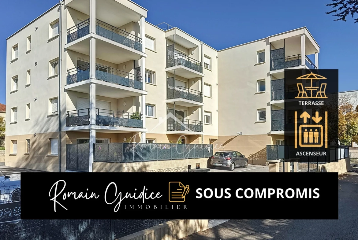 Appartement F3 neuf avec terrasse et ascenseur à Millau 