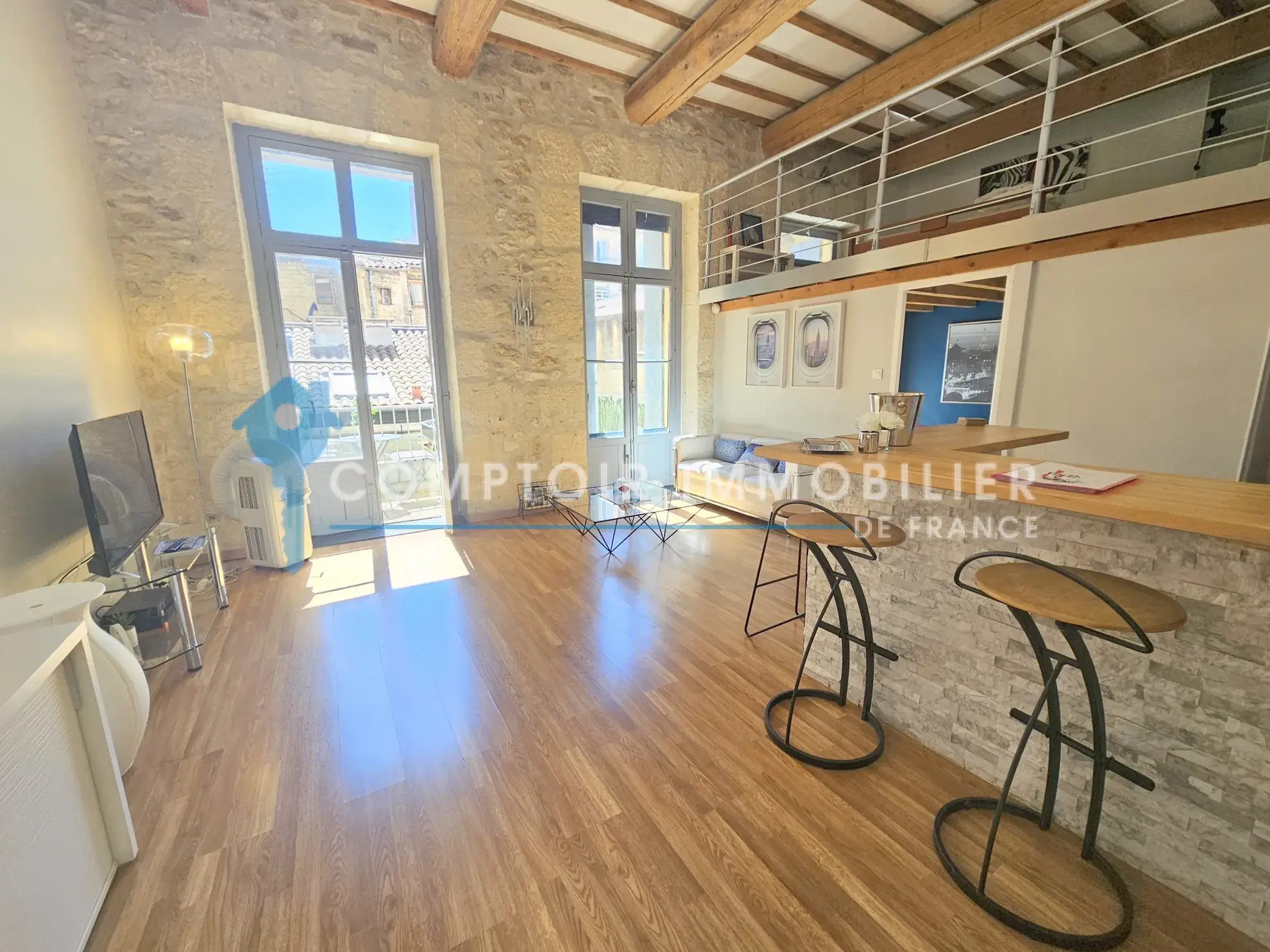 Appartement duplex en centre-ville de Montpellier avec terrasse de 9 m² 