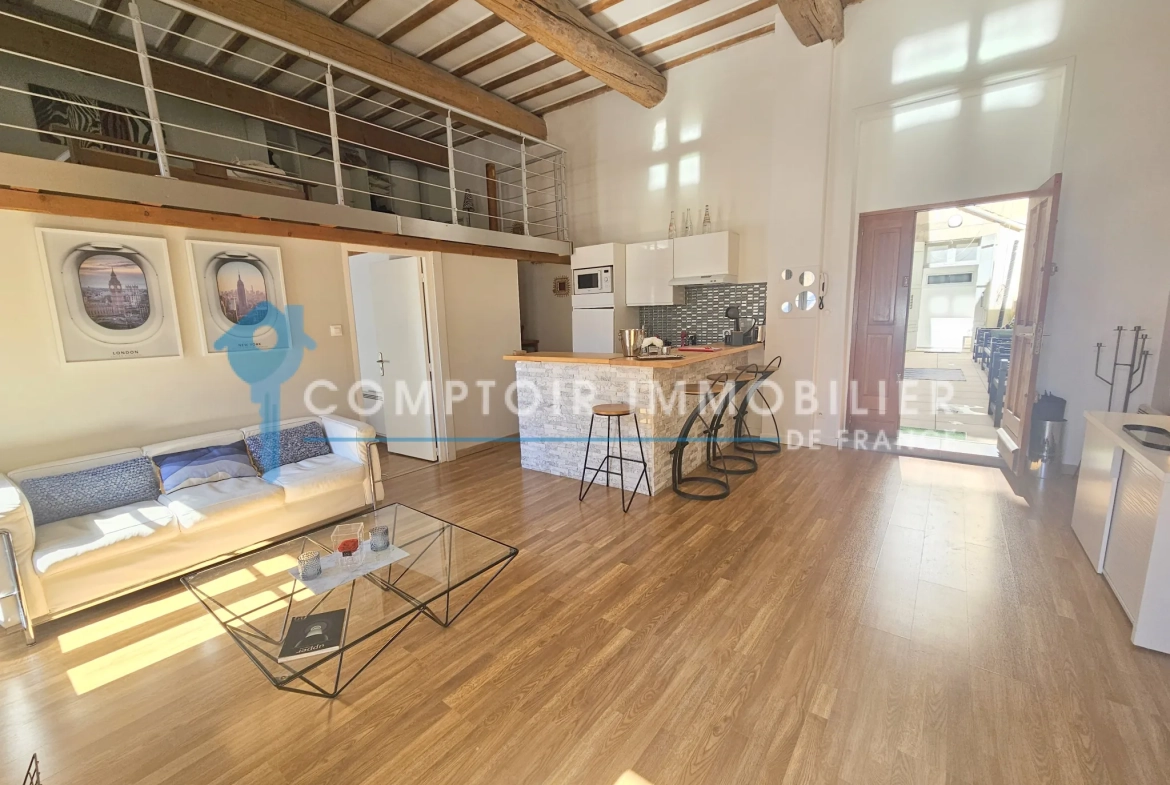 Appartement duplex en centre-ville de Montpellier avec terrasse de 9 m² 
