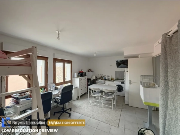 Studio à Saint-Étienne proche Cité du Design, idéal investissement locatif 