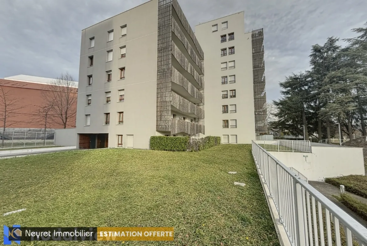 Studio à Saint-Étienne proche Cité du Design, idéal investissement locatif 