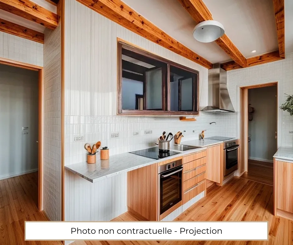 Maison de village rénovée avec terrasse, 4 chambres possibles - Pons, Charente-Maritime 