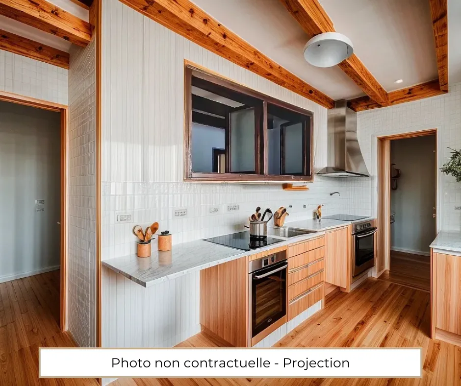 Maison de village rénovée avec terrasse, 4 chambres possibles - Pons, Charente-Maritime 