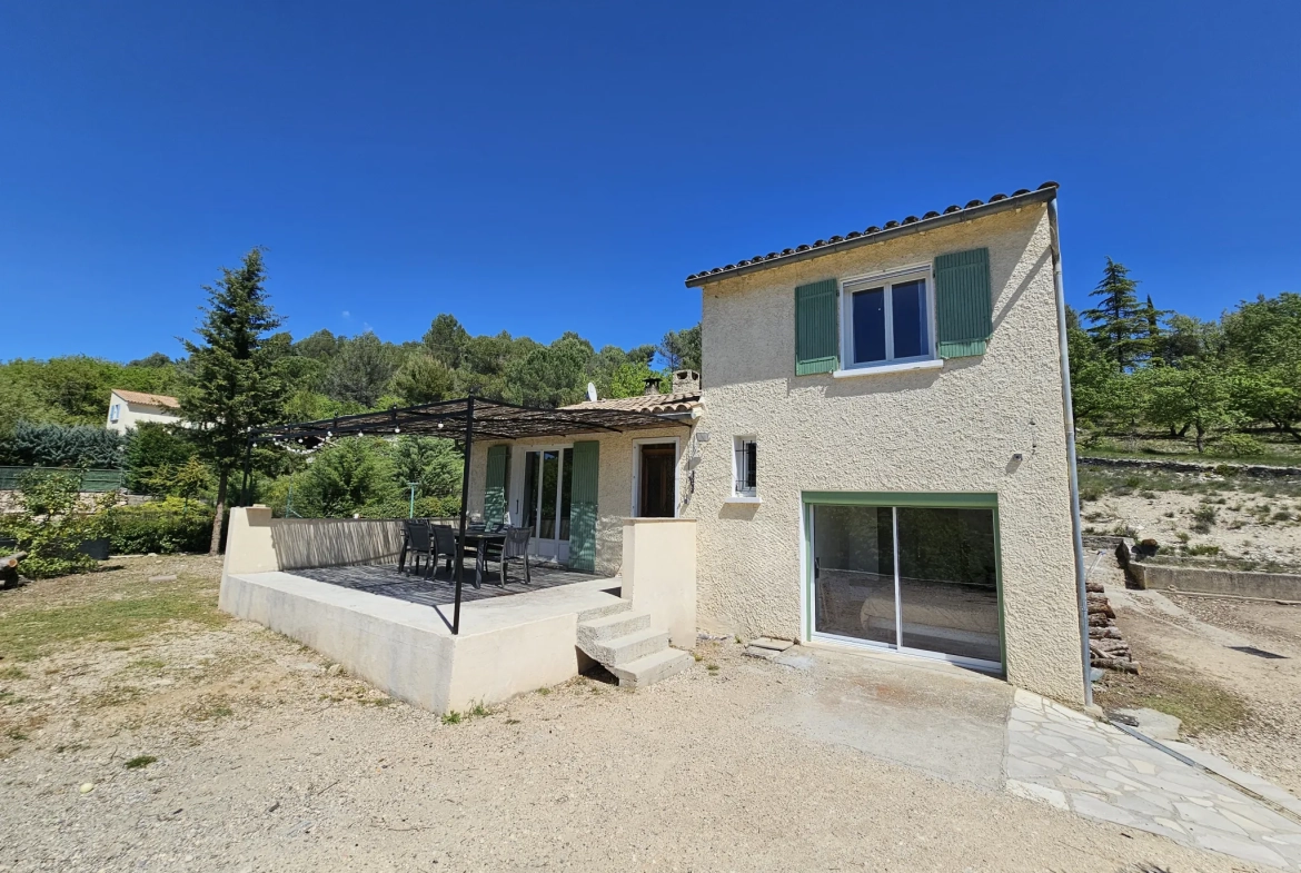 Maison de 84 m² avec jardin et vue panoramique sur le Luberon 