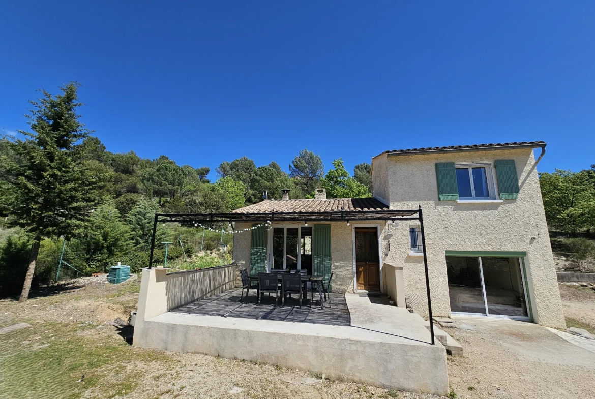 Maison de 84 m² avec jardin et vue panoramique sur le Luberon 