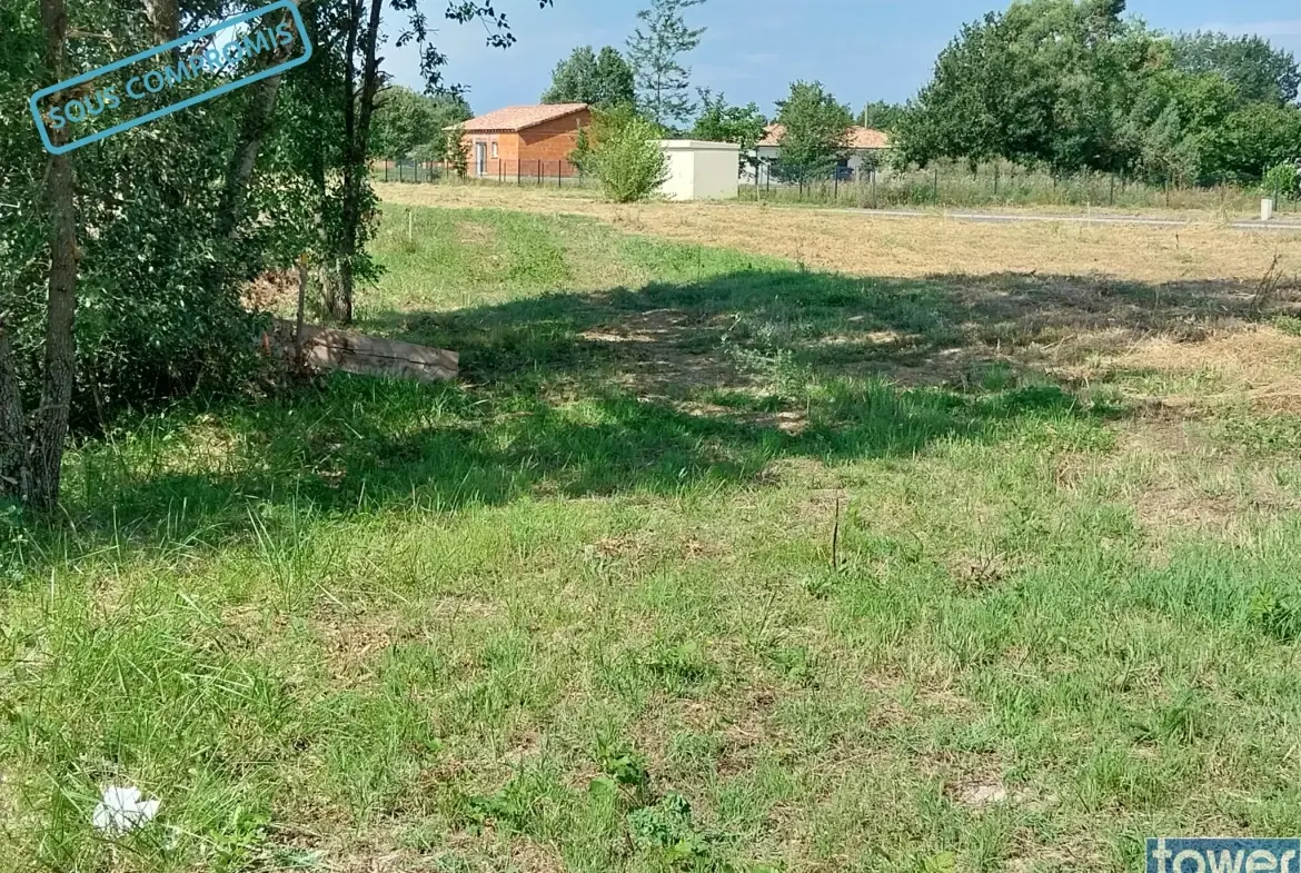 Terrain constructible de 705 m² à Nègrepelisse, proche Montauban, dans un environnement paisible 