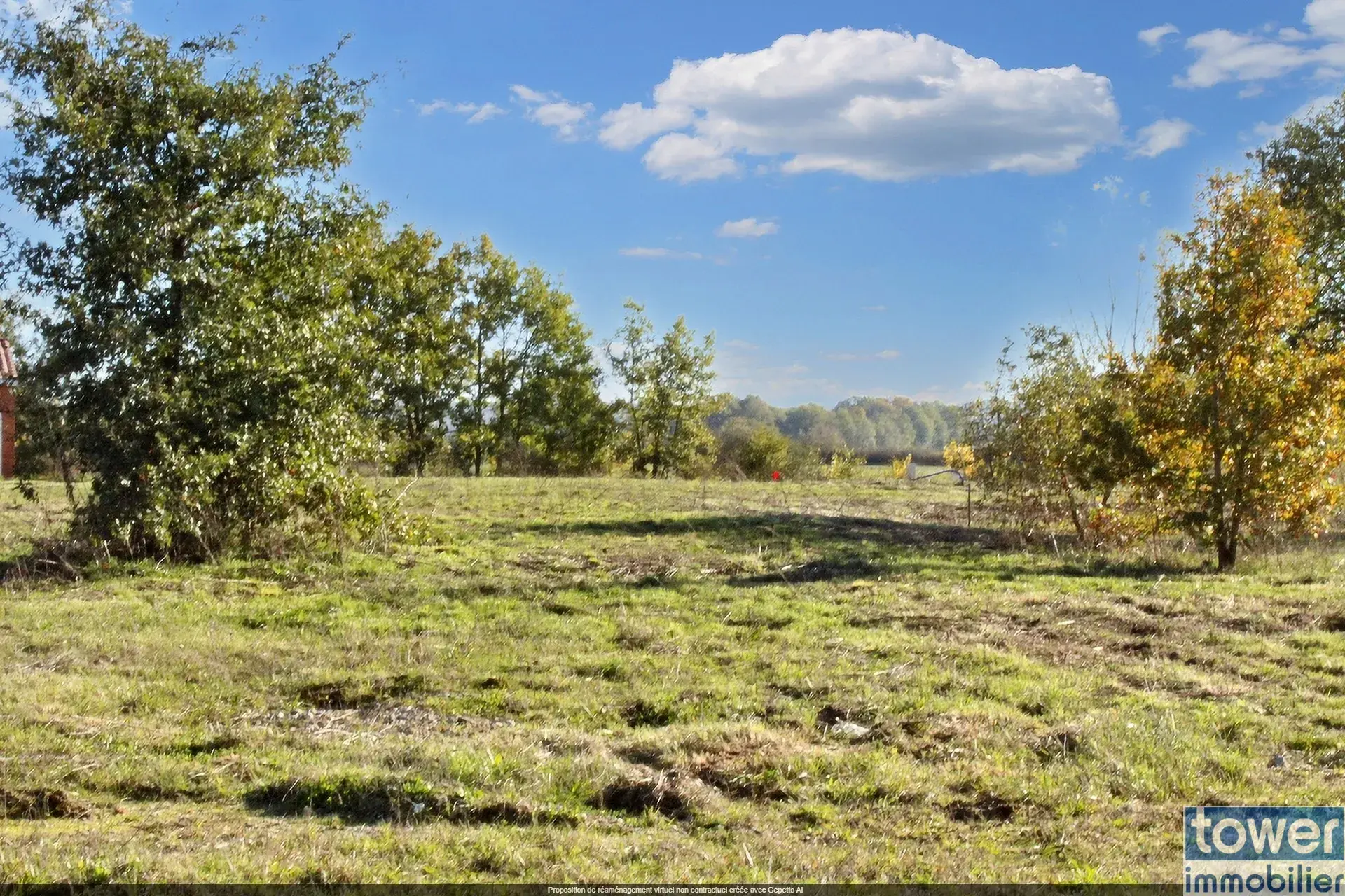 Terrain constructible de 705 m² à Nègrepelisse, proche Montauban, dans un environnement paisible 