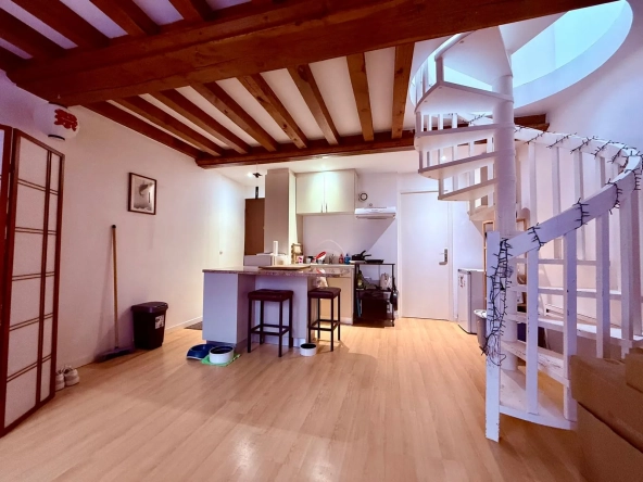 Appartement T2 duplex lumineux à Caen centre, idéal investisseur