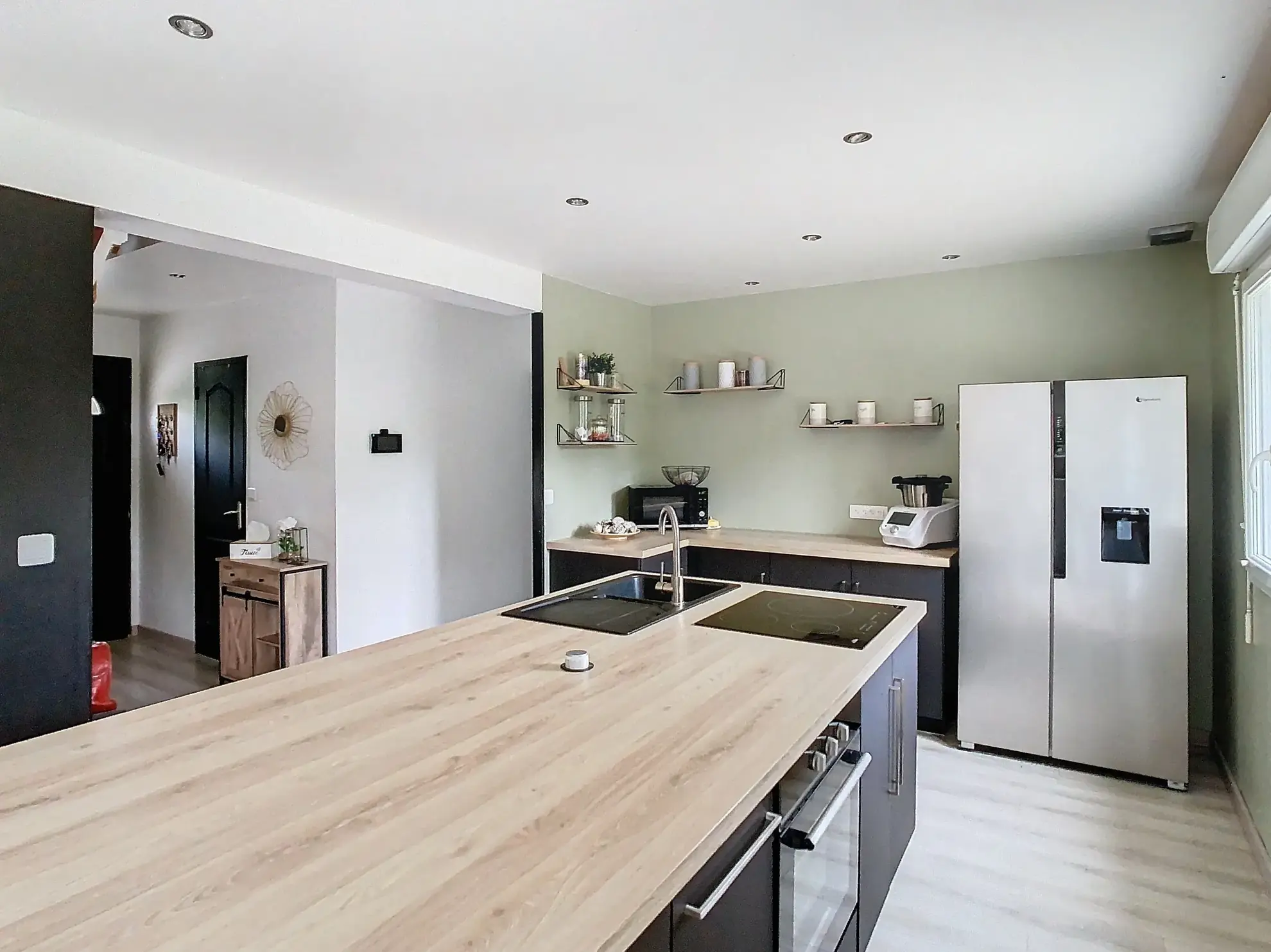 Pavillon rénové avec terrain clos proche de Villers-Bocage et Caen 